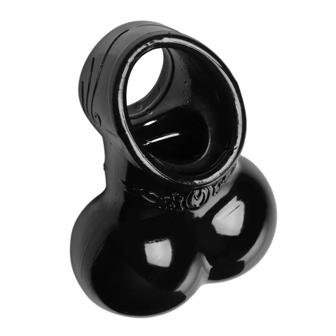 Bague pénienne XR Brands Squeeze My Sac avec étui pour testicules – Image 2