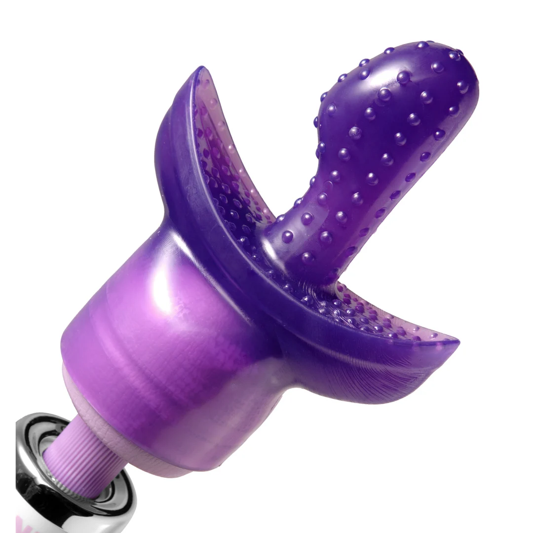 AD808-PURPLE-5 Embout pour stimulateur wand XR Brands G Tip – Image 1