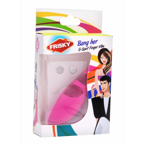 Bang Her vibromasseur rose en silicone pour doigt