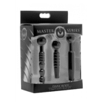Set de plugs en silicone Donkere Stangen de XR Brands