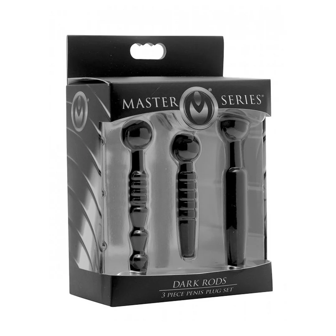 AE840-2 Set de plugs en silicone Donkere Stangen de XR Brands – Image 1