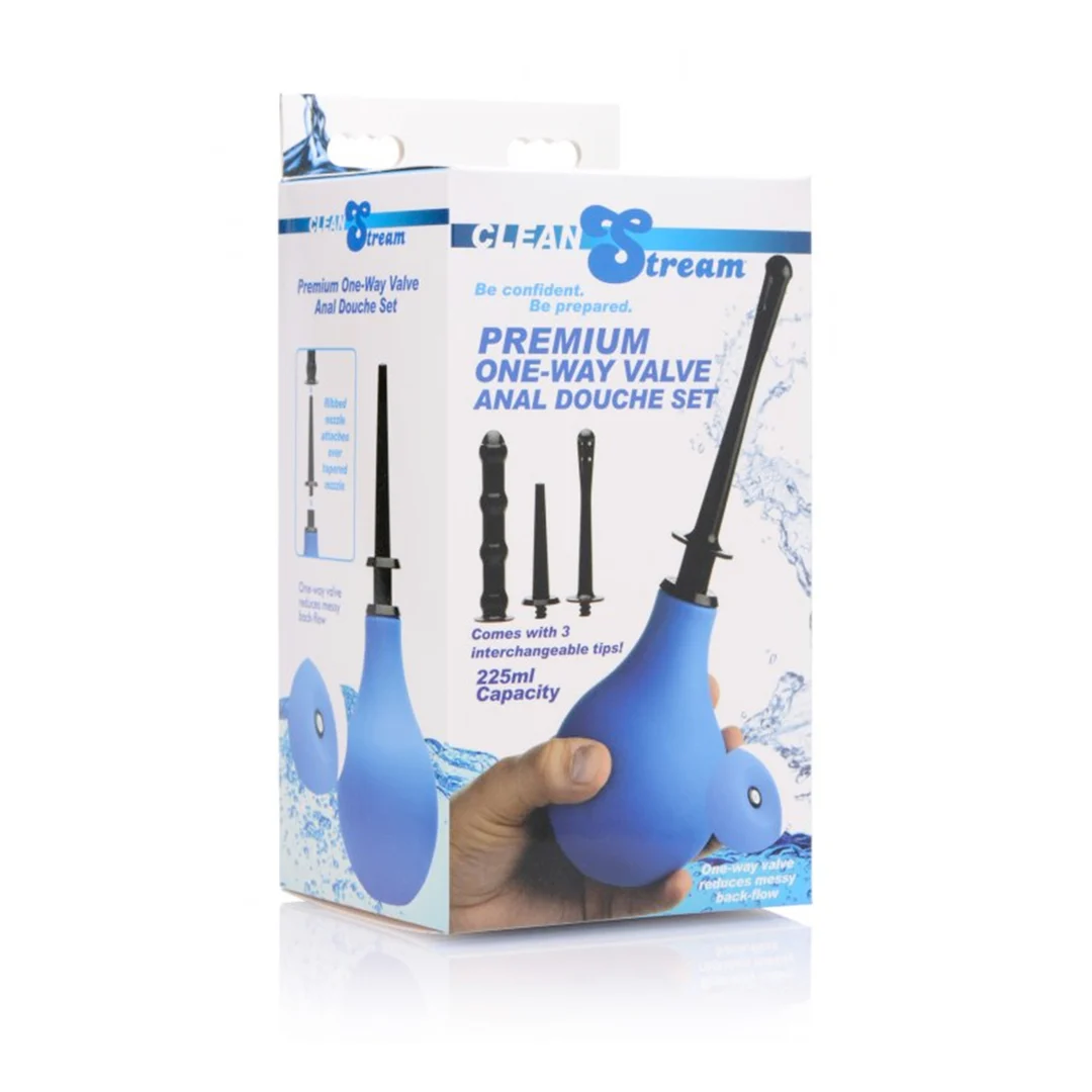 Set de douche anale XR Brands Premium One Way Valve – Image 1