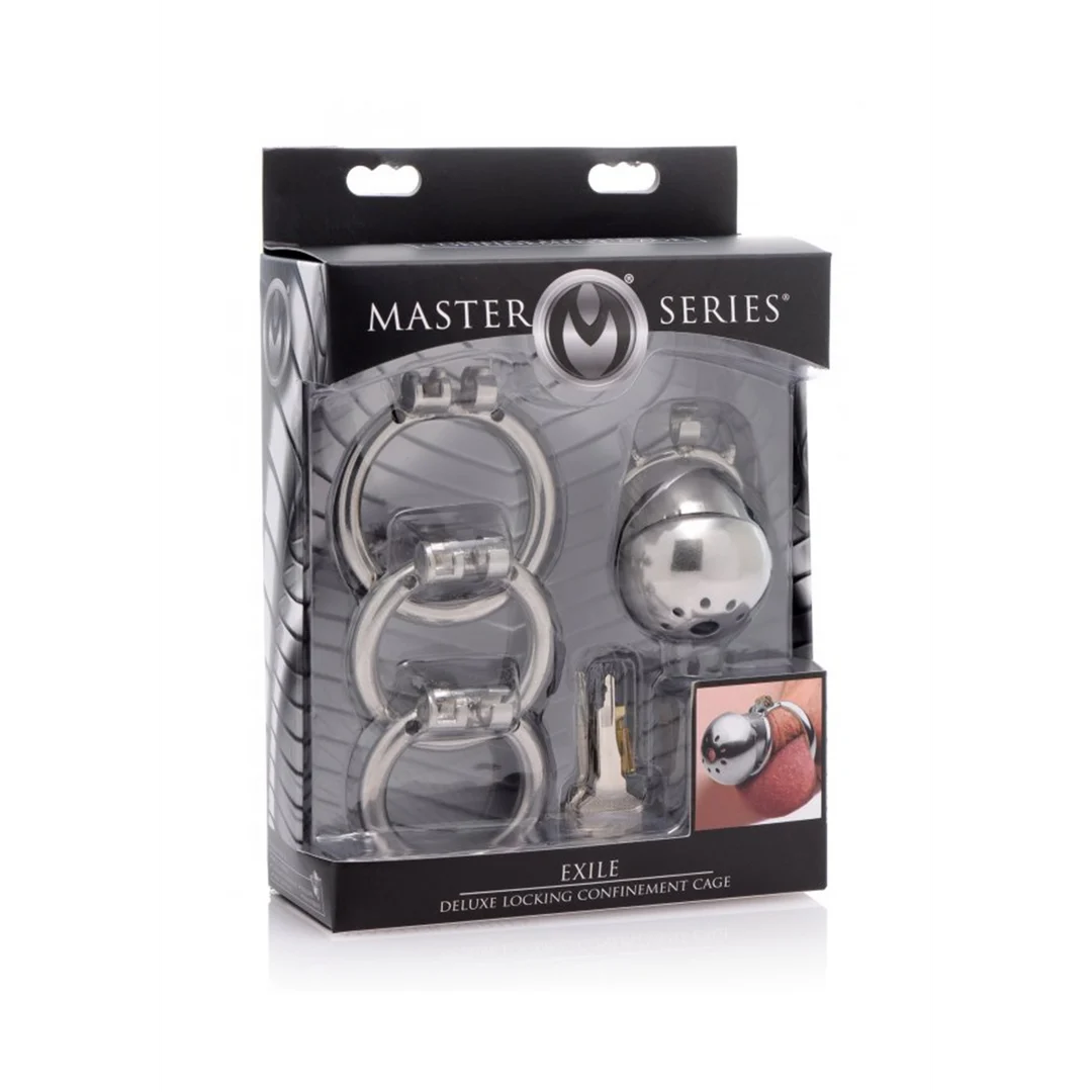 Cage de chasteté verrouillable Exile Deluxe