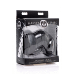 Cage de chasteté noire XR Brands avec clous