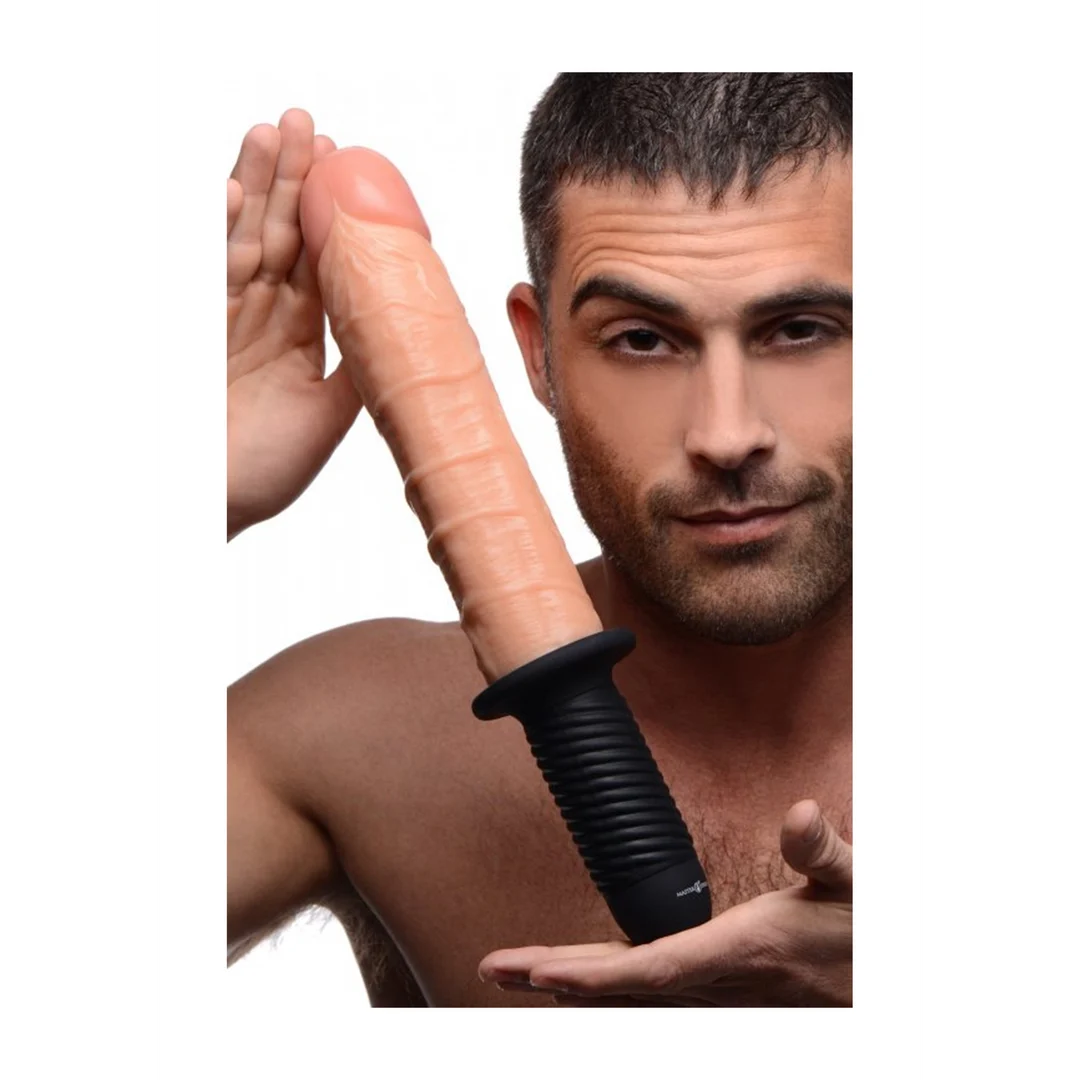 Vibromasseur réaliste, longueur XL, 4 vitesses et 9 modes de pulsation, XR Brands – Image 4