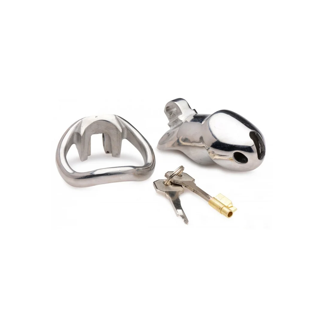 Cage de chasteté en acier inoxydable Rikers 24 7 – Image 3