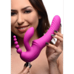 Vibromasseur sans harnais à triple stimulation pour la personne qui le porte et son ou sa partenaire : Regal Rider XR Brands – Image 6