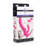 Vibromasseur sans harnais à triple stimulation pour la personne qui le porte et son ou sa partenaire : Regal Rider XR Brands