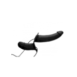 Gode ceinture à harnais ajustable – Supreme Pleasure - Gode double vibrant avec harnais – Image 3