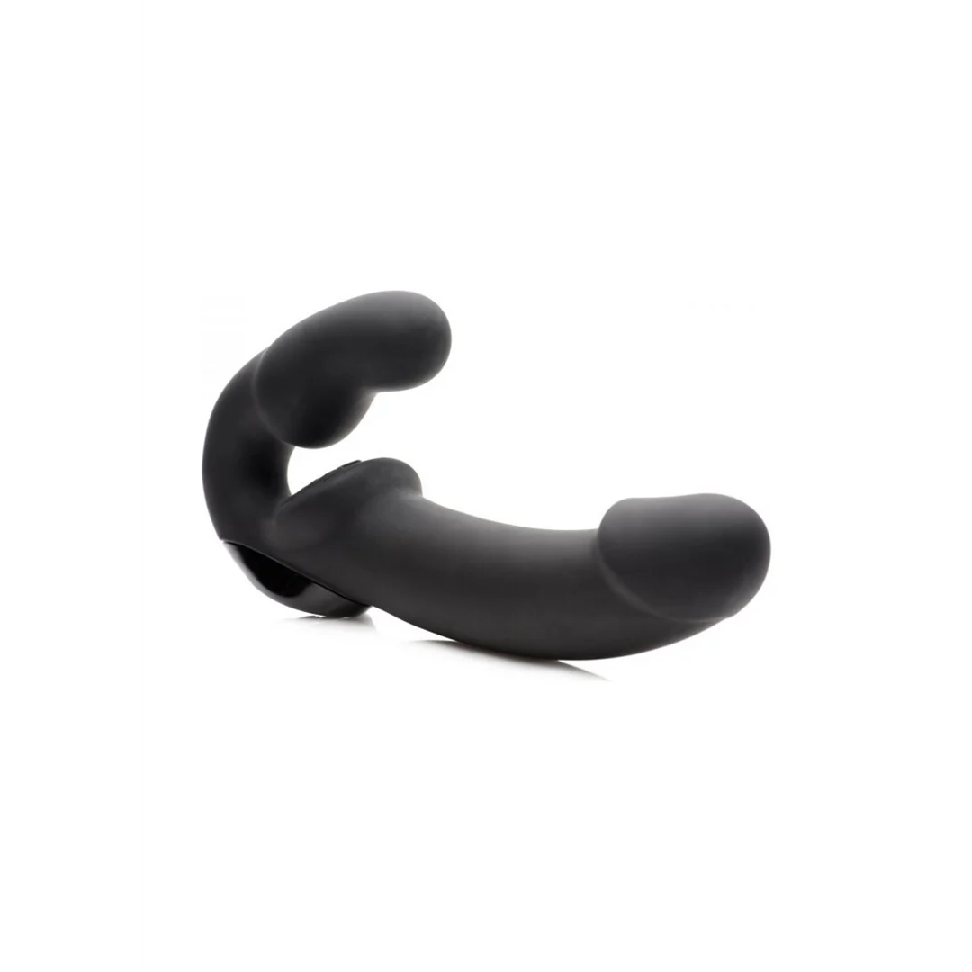 Vibromasseur sans harnais avec télécommande et double moteur XR Brands – Image 3