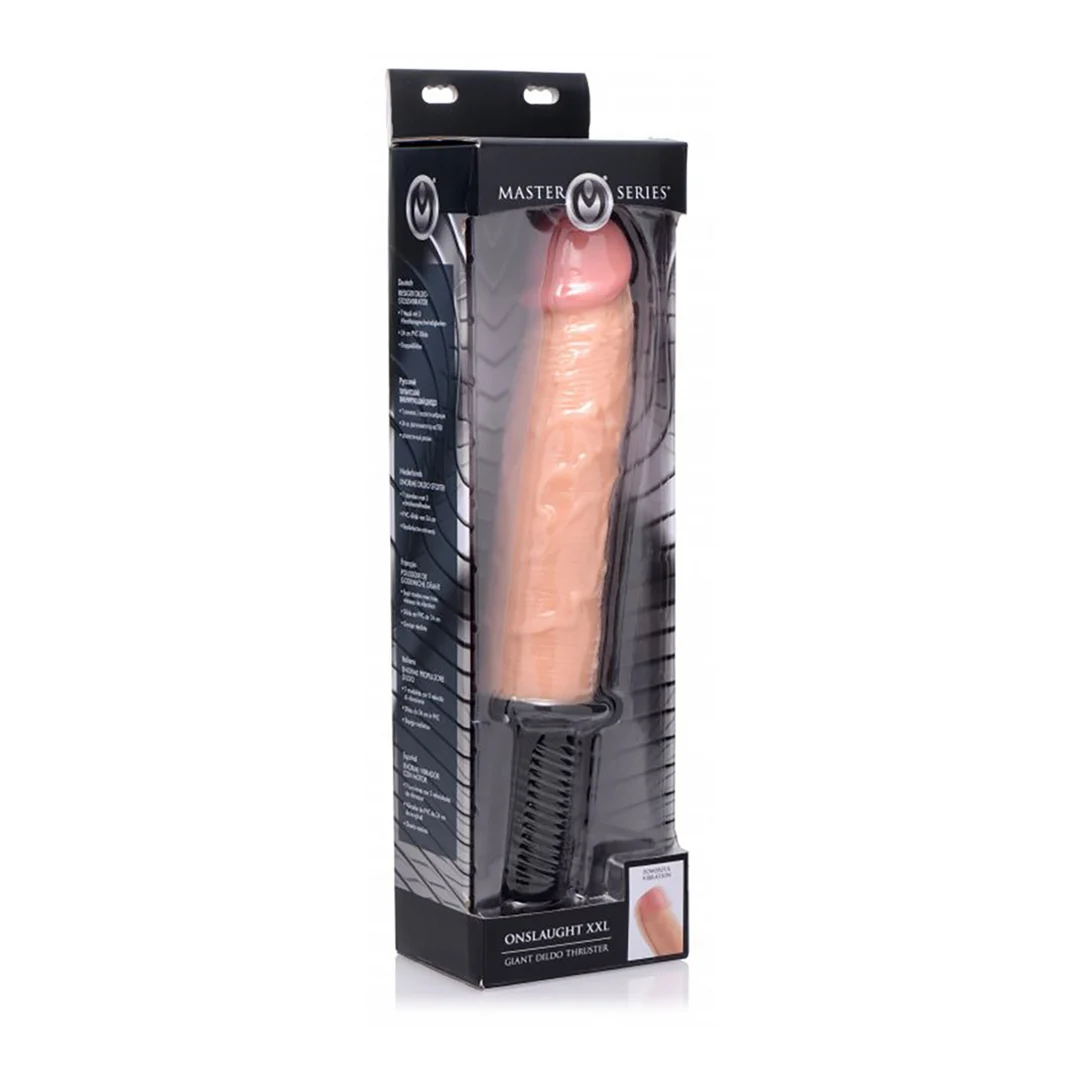 AF810-FLESH-2 Gode vibrant XXL Onslaught de XR Brands – Image 1