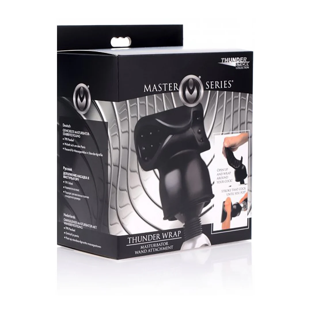 AF855-2 Vibromasseur wand avec design à perles – Thunder Wrap XR Brands – Image 1