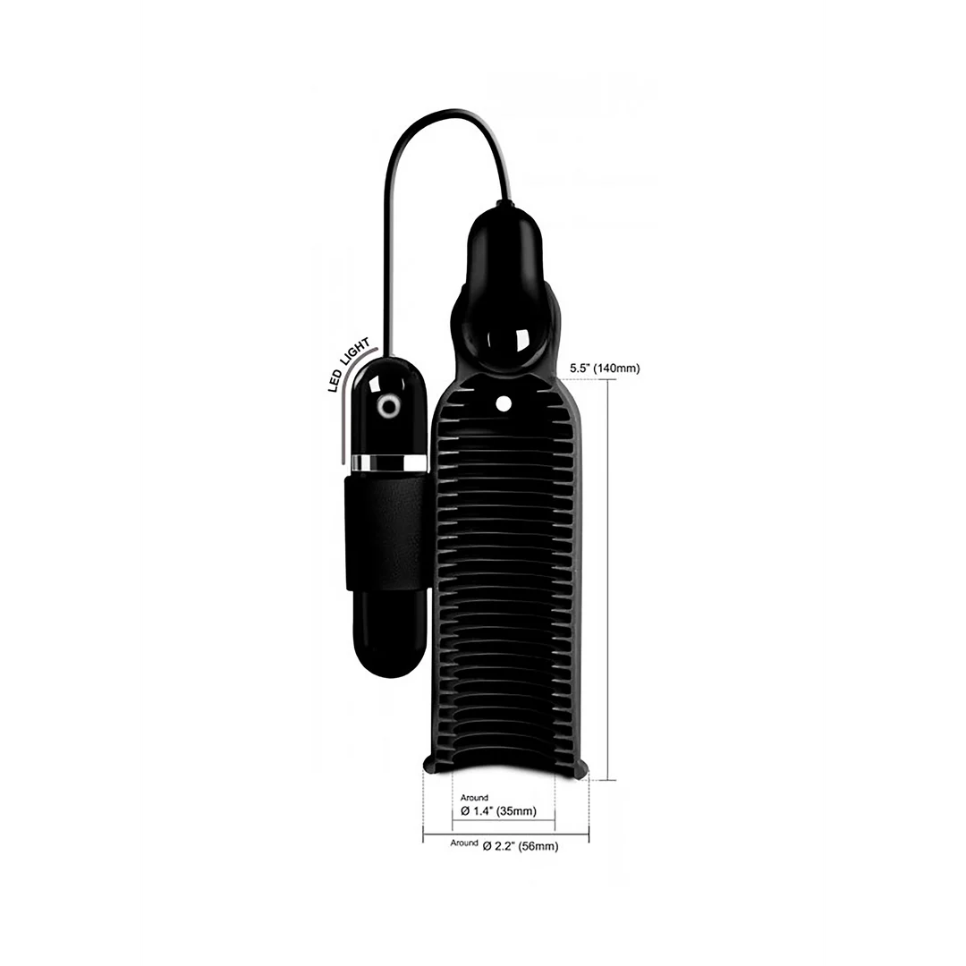 Stroker de poche avec bullet vibrante – Lightning Stroke – Image 6