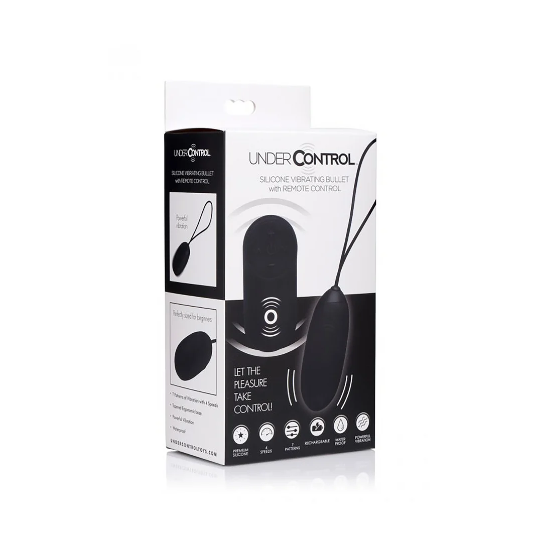 Vibromasseur bullet avec télécommande sans fil – Nom XR Brands – Image 1