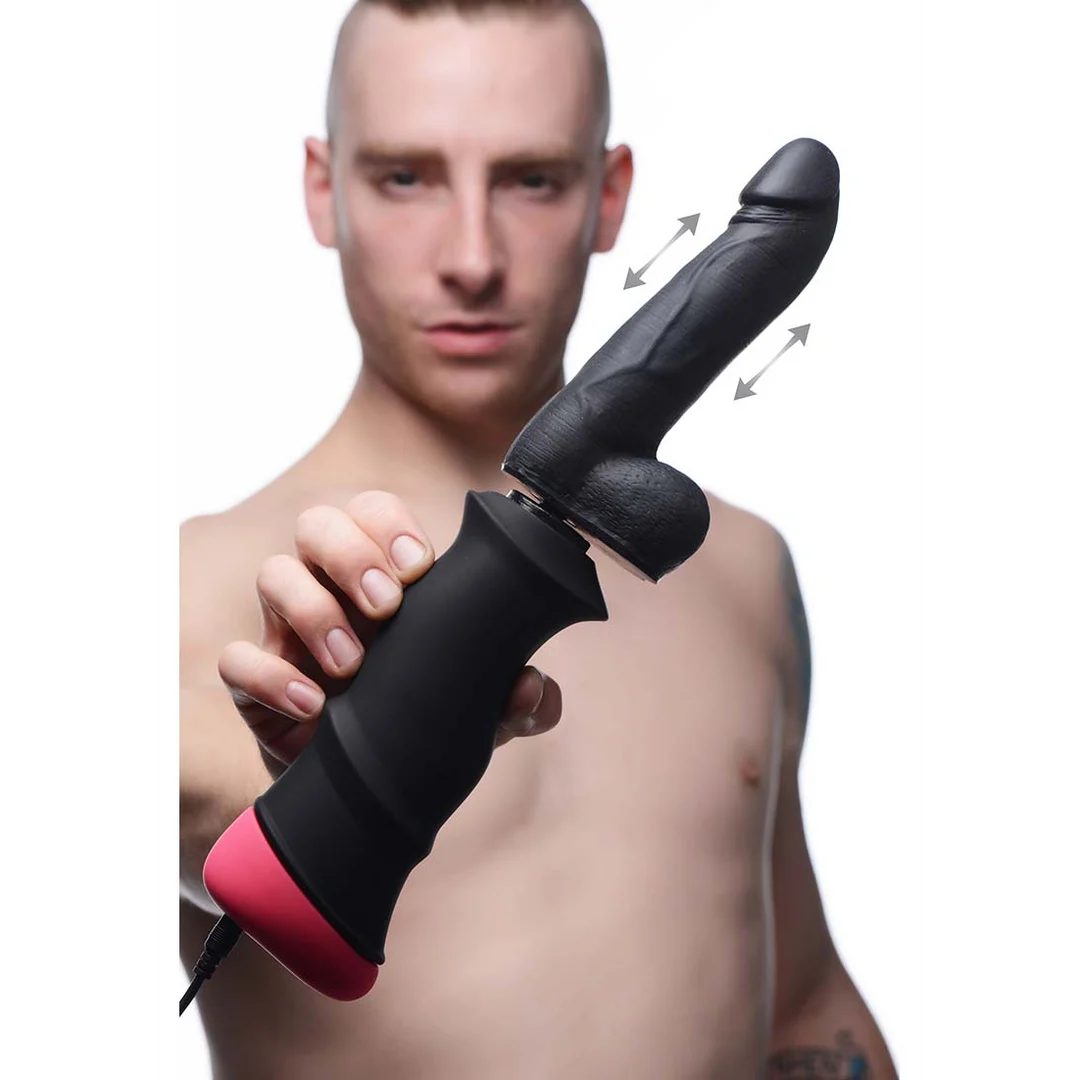 XR Brands Mega Pounder, gode à va et vient à commande manuelle – Image 5