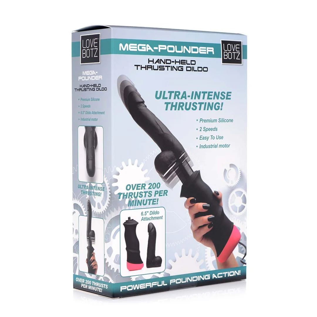 AF980-2 XR Brands Mega Pounder, gode à va et vient à commande manuelle – Image 1