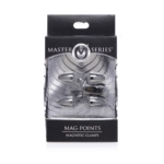 Jouet BDSM magnétique pour tétons avec pression – Mag Points - Set de pinces à tétons magnétiques