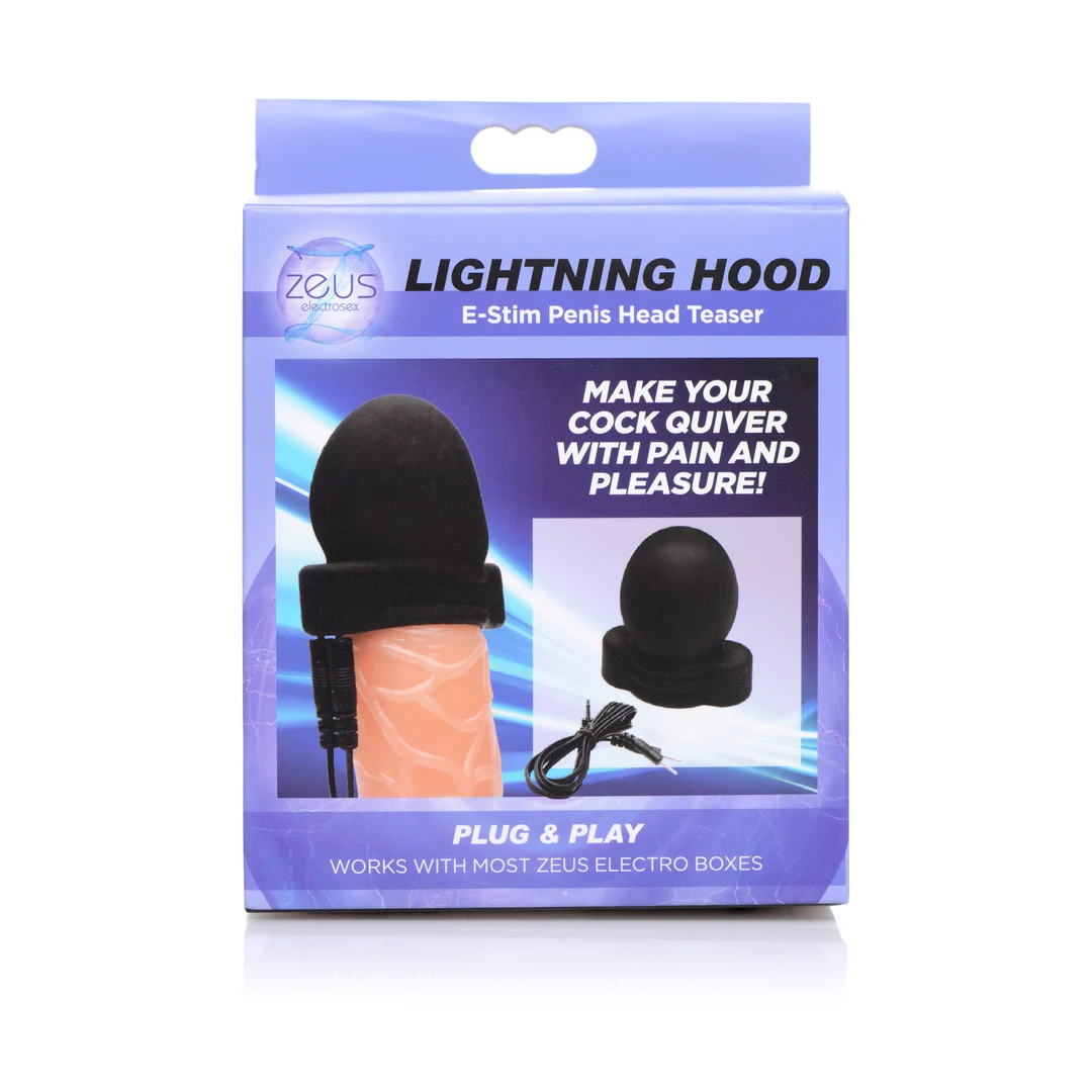 AG139-2 Lightning Hood E Stim stimulateur pour le gland – Image 1