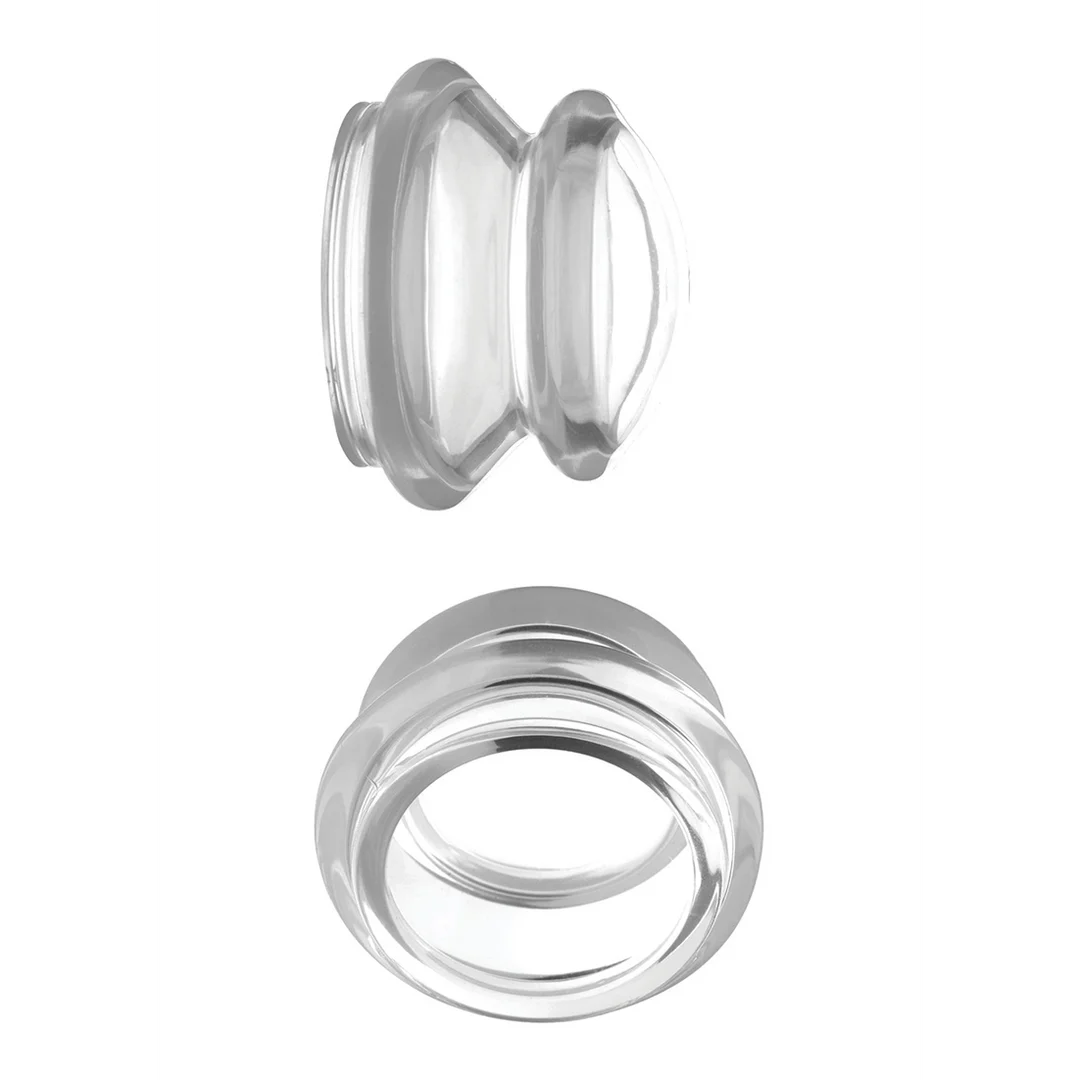 Suceurs de tétons en silicone transparent L – Image 7