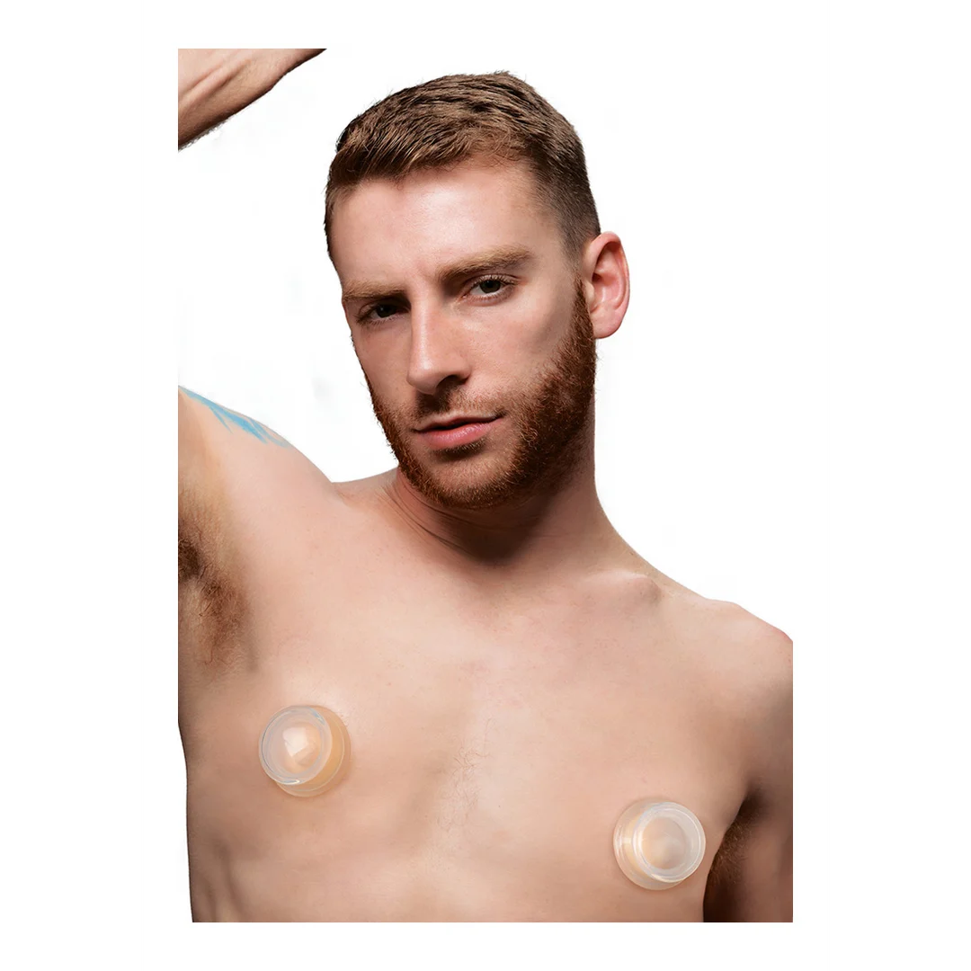 Suceurs de tétons en silicone transparent L – Image 9