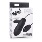 Bullet vibrant rechargeable en silicone à pulsations XR Brands