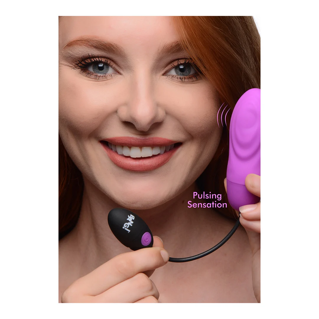 Bullet vibrant rechargeable en silicone à pulsations XR Brands – Image 10