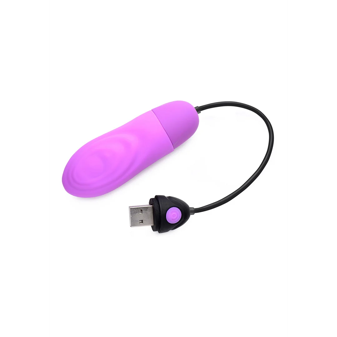 Bullet vibrant rechargeable en silicone à pulsations XR Brands – Image 9