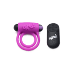 Anneau pénien en silicone XR Brands avec bullet et télécommande – Image 8