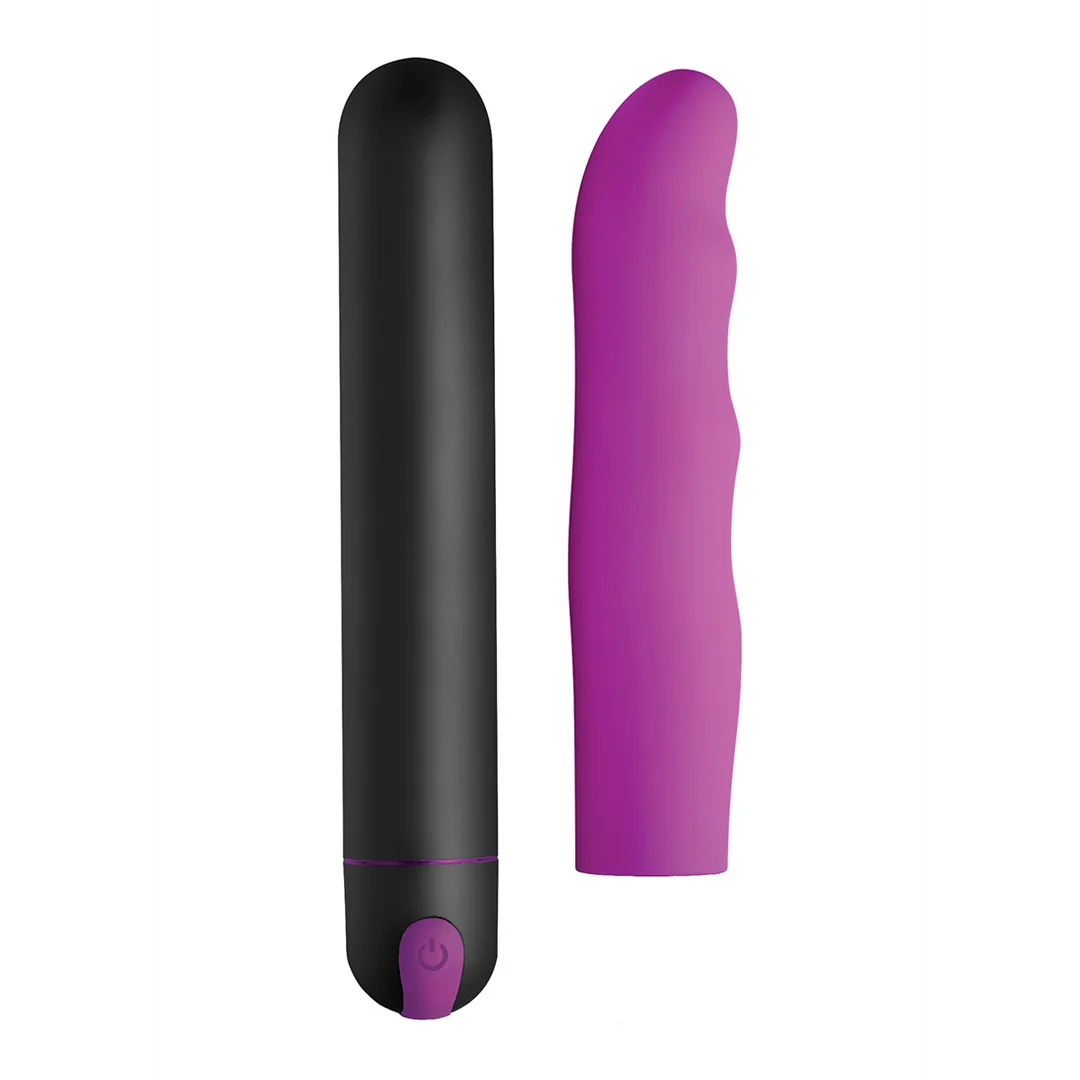 XL Bullet et manchon Wavy en silicone XR Brands – Image 4