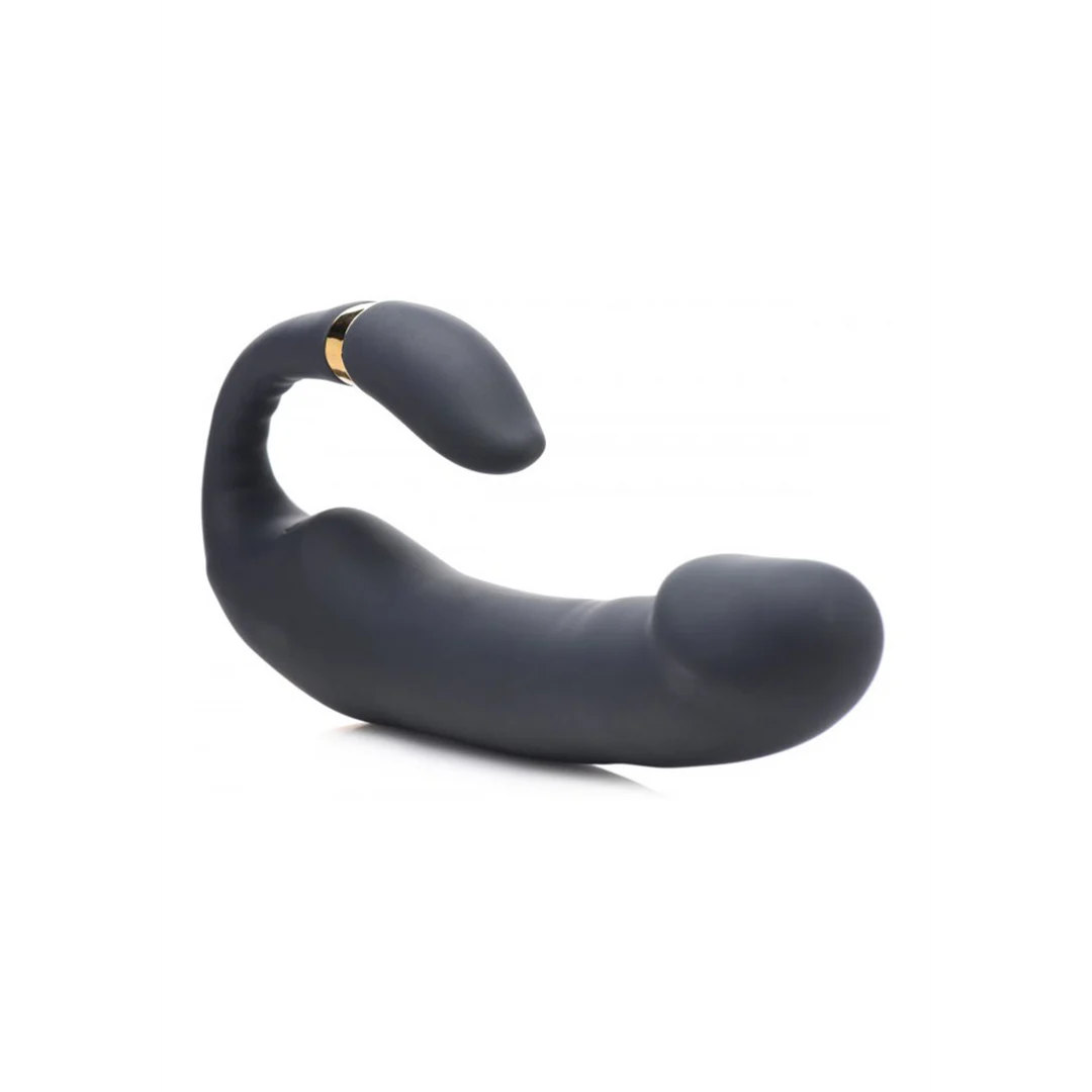 Vibromasseur duo avec stimulateur clitoridien orientable – Pleasure XR Brands – Image 4
