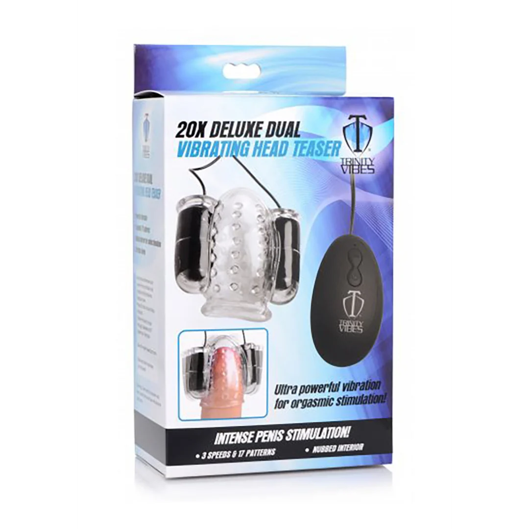 Stimulateur pour gland vibrant Deluxe Dual XR Brands