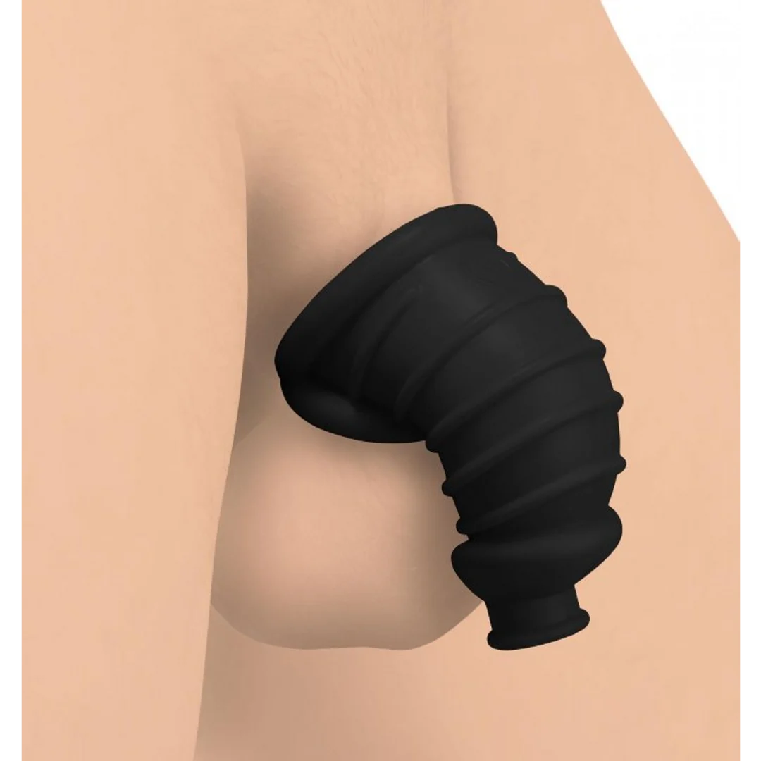 Cage de chasteté en silicone Dark Chamber – Image 2