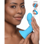 Vibromasseur – souple et thermoréactif avec ventouse – XR Brands bleu XR Brands – Image 3
