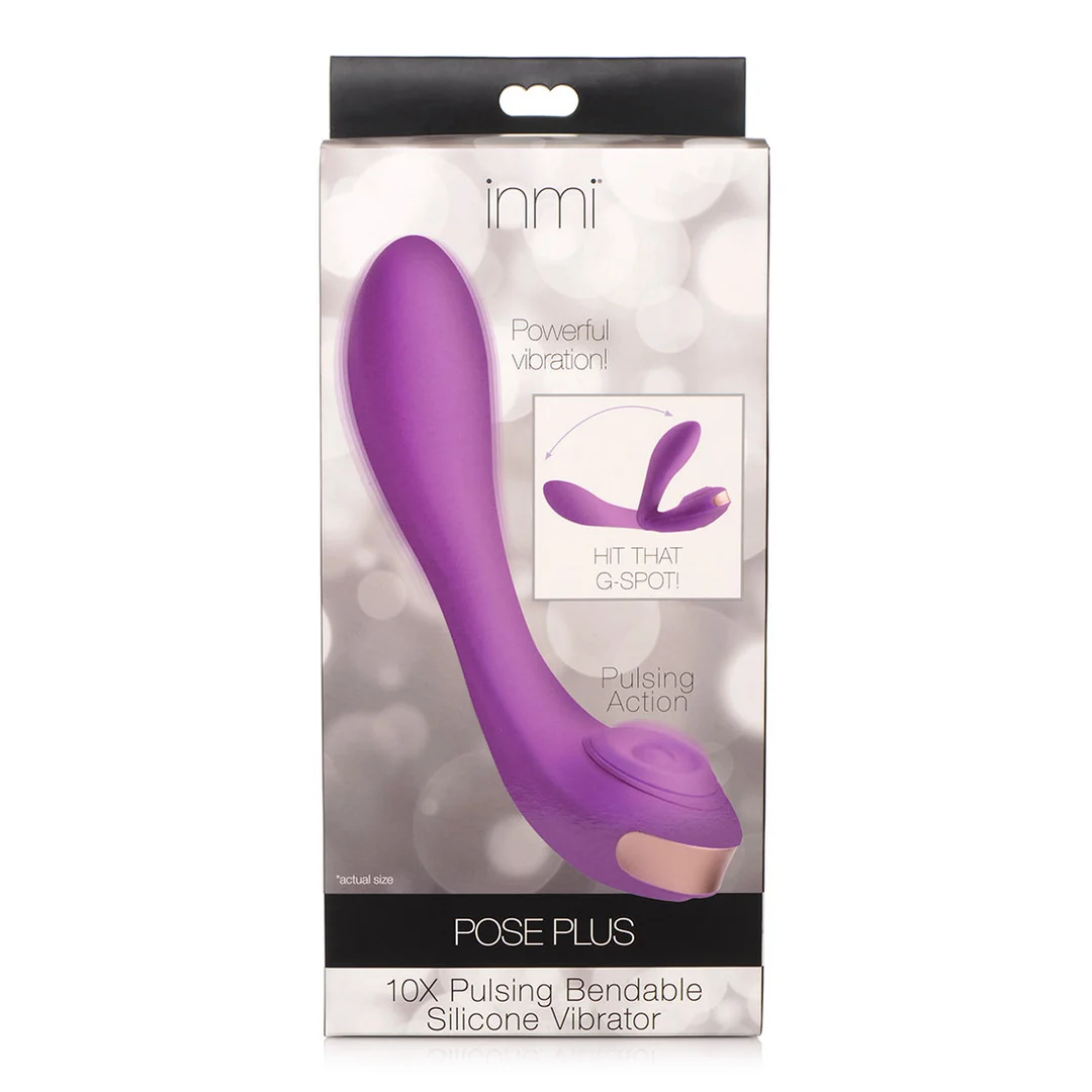 AG890-2 Vibromasseur pour le point G à tige flexible – Pose Plus XR Brands – Image 1