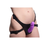 Gode ceinture avec sangles réglables – Double Charmer – Double gode en silicone avec harnais – Image 3