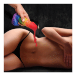 Bougie à cire coulante arc en ciel Pride Pecker – Image 2