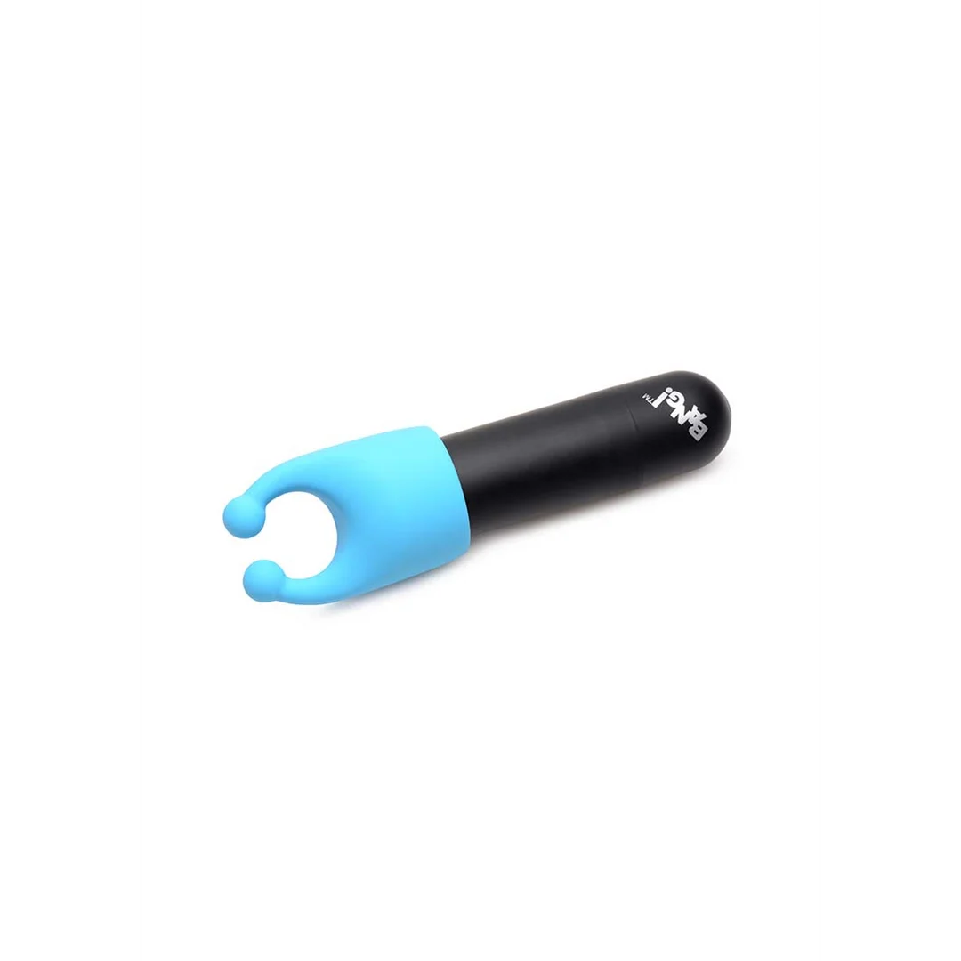 Vibrateur bullet rechargeable avec 4 embouts phosphorescents – XR Brands – Image 3