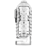 Masturbateur en TPE XR Brands Milker avec anneau pour les testicules – Image 6