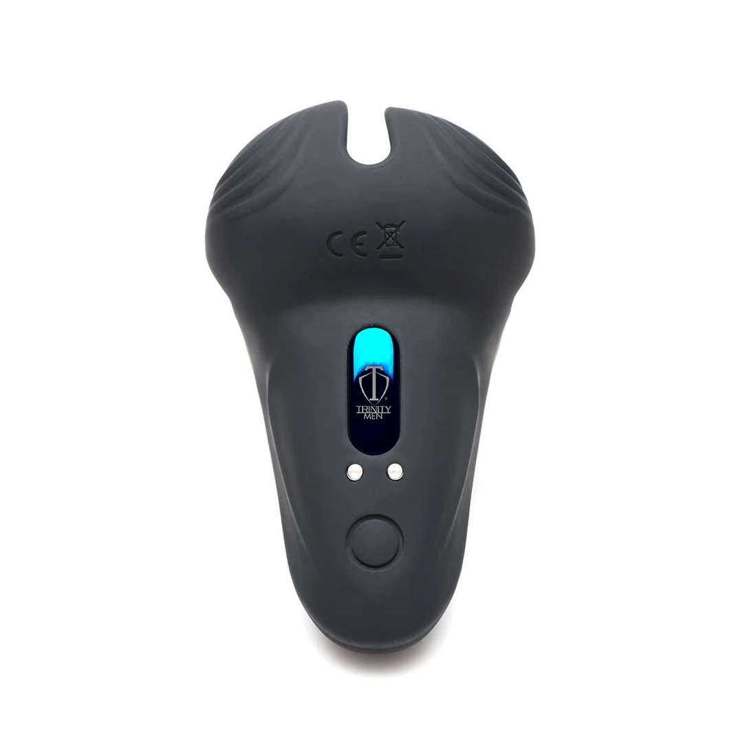 Anneau pénien et testiculaire en silicone XR Brands avec télécommande – Image 4