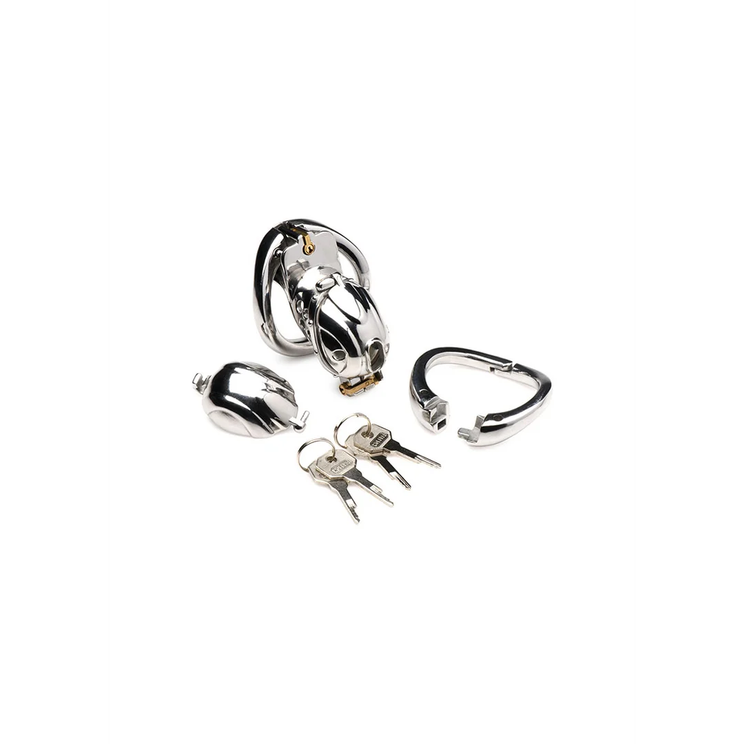 Cage de chasteté verrouillable avec cadenas – Deluxe – Image 4