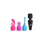 Mini wand de massage XR Brands avec 3 embouts – Image 5