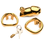 Cage de chasteté avec placage or 18k – Or – Image 2