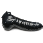 Manchon pénien avec long tube – Noir – Image 5