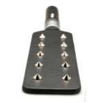 Paddle BDSM à pointes, Spiked Paddle, noir – Image 3