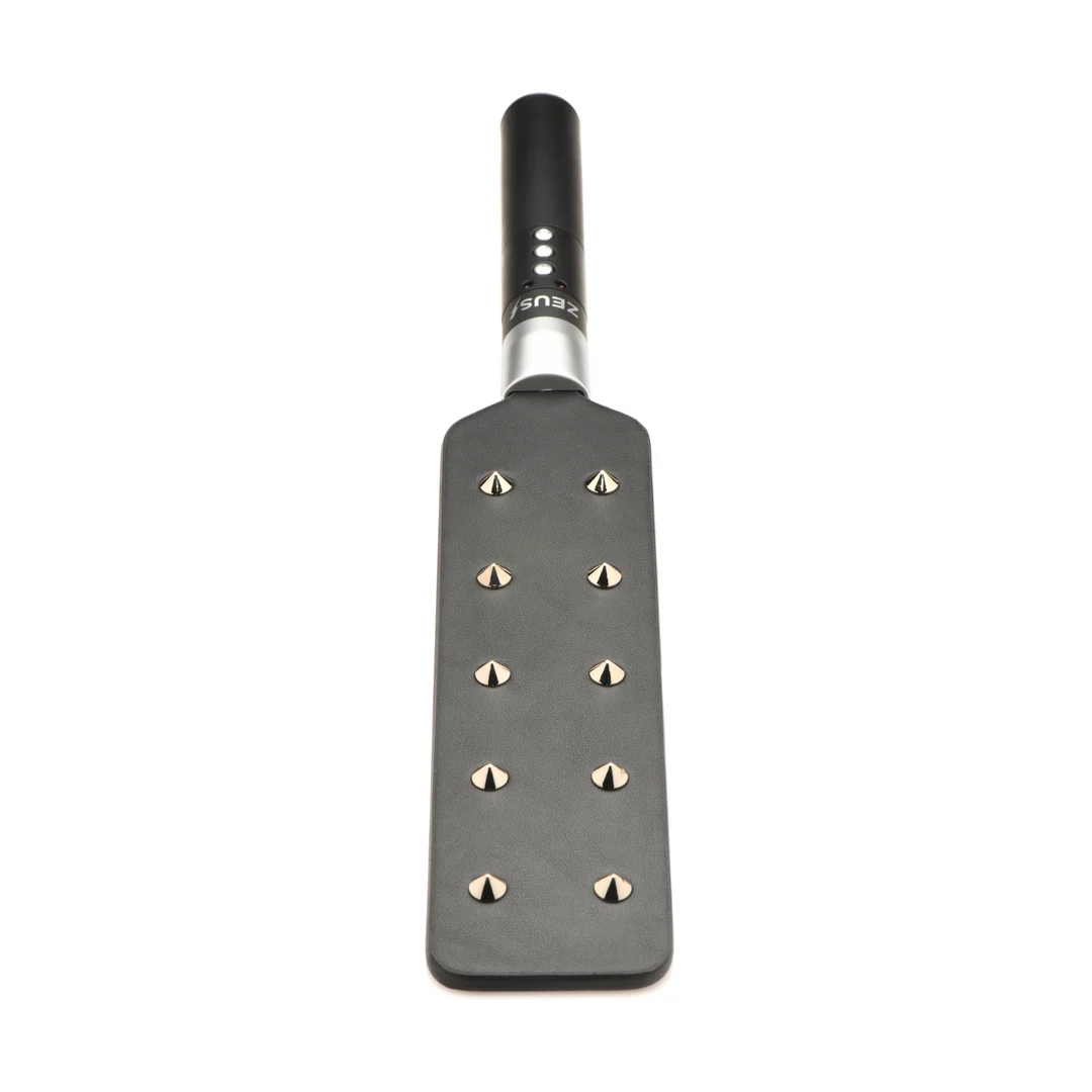 Paddle BDSM à pointes, Spiked Paddle, noir – Image 4
