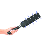 Paddle BDSM à pointes, Spiked Paddle, noir – Image 6