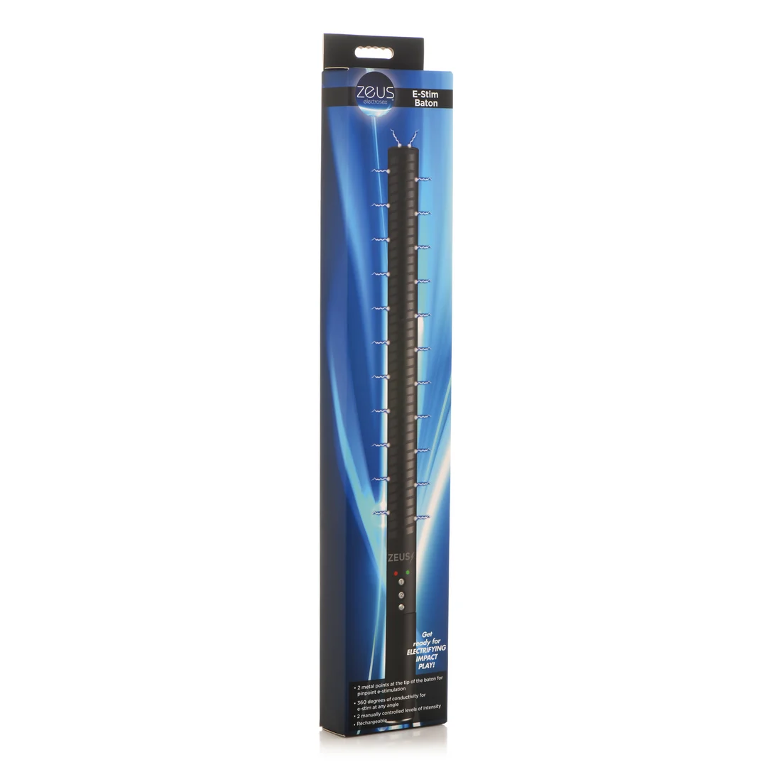 AH166-2 XR Brands Bâton à stimulation électrique noir – Image 1