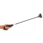 Cravache BDSM avec poignée ferme – E Stim Crop - Noir – Image 6