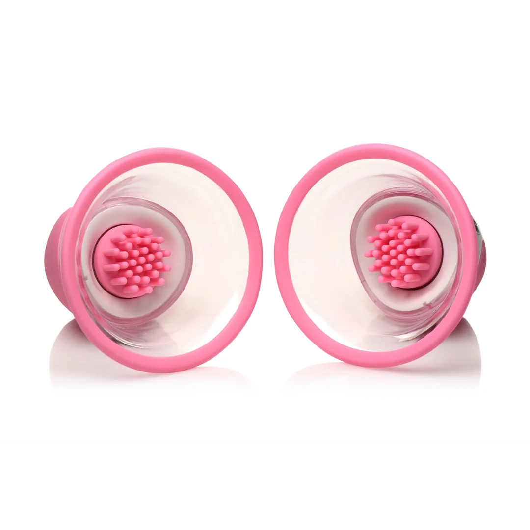 Stimulateur de tétons avec 10 réglages : aspire tétons rotatif en silicone avec 2 embouts – Image 3