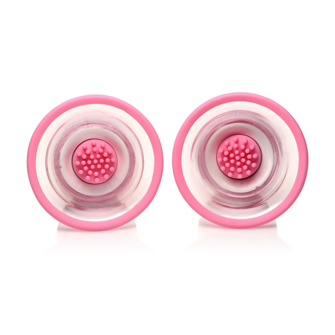 Stimulateur de tétons avec 10 réglages : aspire tétons rotatif en silicone avec 2 embouts – Image 4